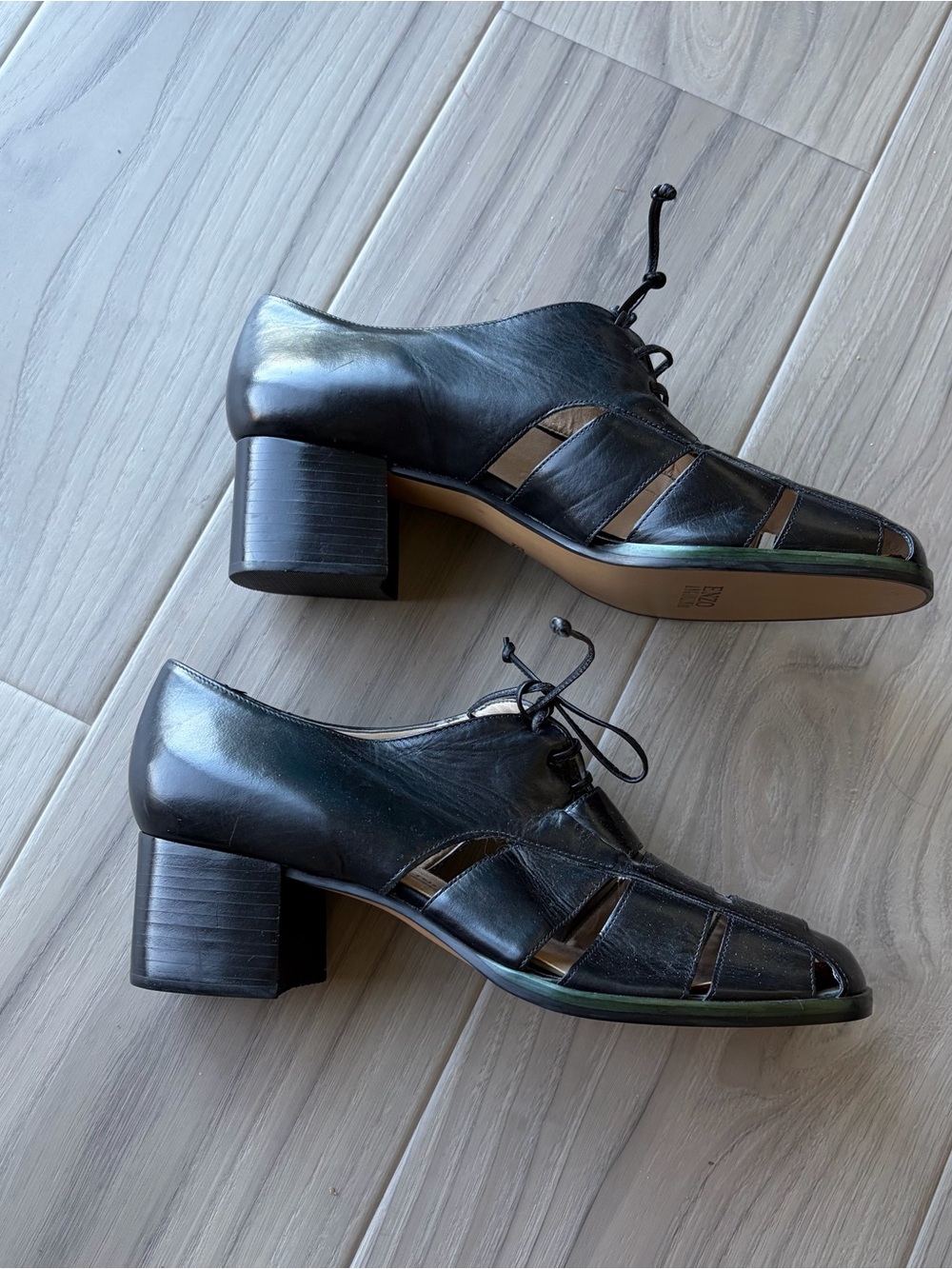 Vintage Enzo Angiolino Fisherman Block Heels